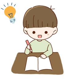 アシストのオンライン個別指導の無料開放の男の子の画像です。