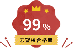 志望校合格率99％