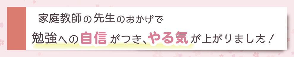 家庭教師の戦士絵のおかげで勉強への自信がつき、やる気が上がりました！