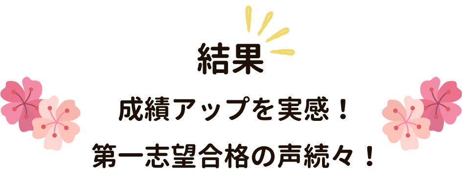 家庭教師のやる気アシストに入会した結果、成績アップを実感！第一志望合格の声が続々と届いています！