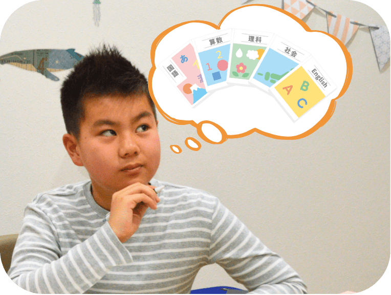 計画を立てているお子さん緒画像です。