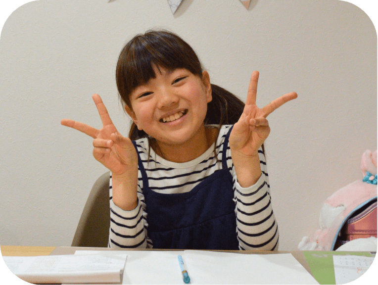 オンライン自習室をやってよかったと思ってるお子さんの画像です。