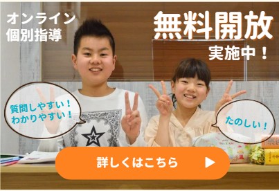 オンライン個別指導無料開放実施中！