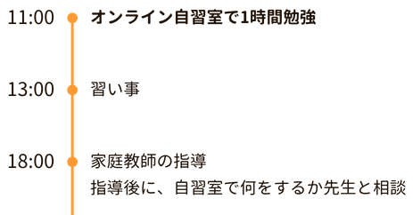 Sくんのオンライン自習室活用スケジュール｜2026年アシスト春期講習