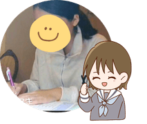 やる気アシストのオンライン個別指導を利用している女の子
